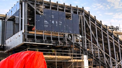A estação do Etihad Rail em Dubai está quase pronta para a inauguração em 30 de setembro