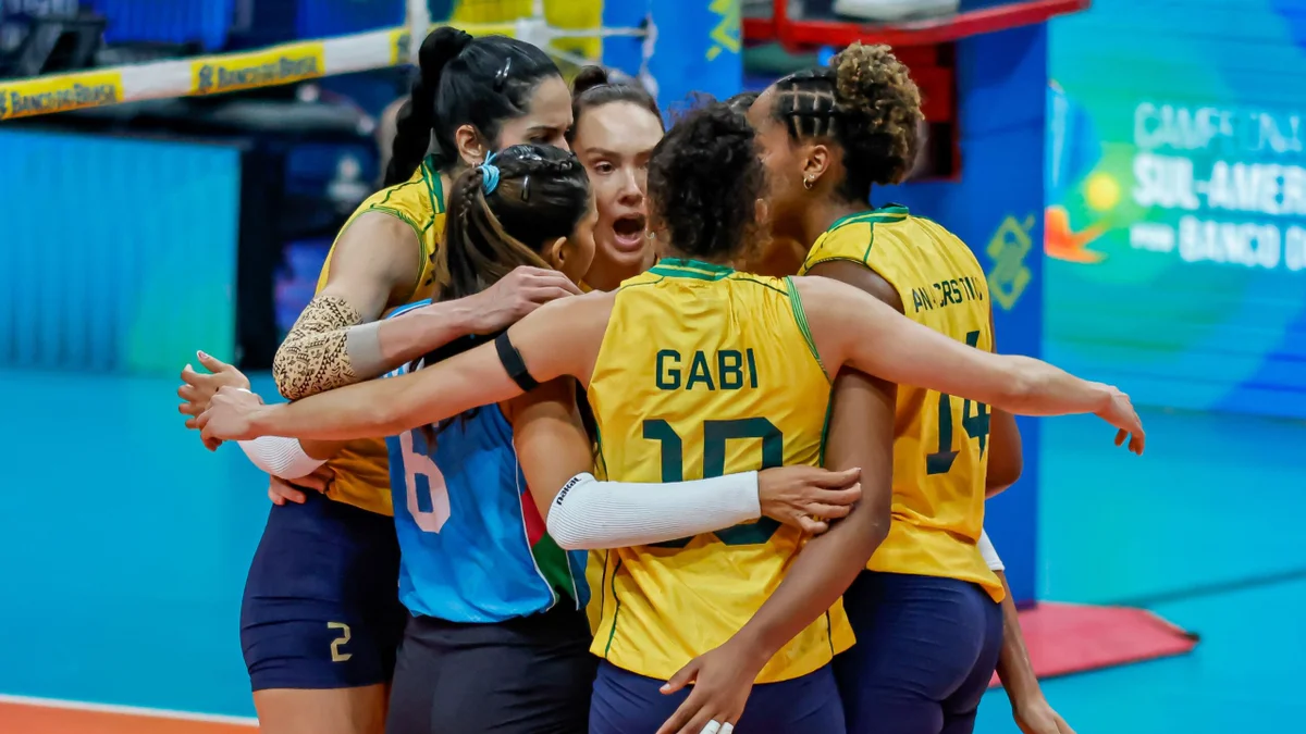 Vôlei: Brasil é campeão Sul-Americano e garante vaga na Olimpíada de 2028