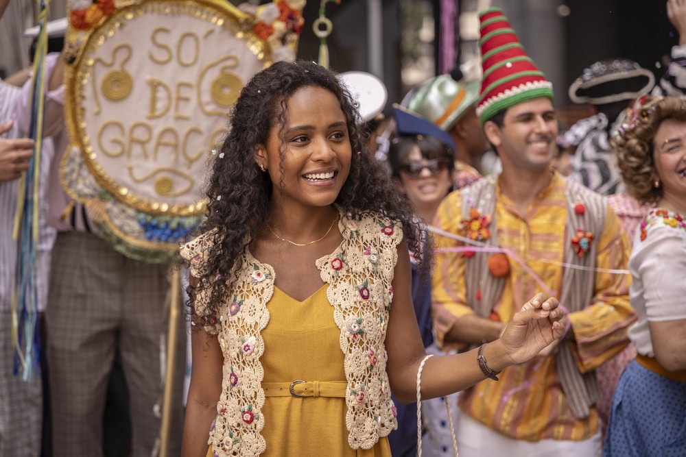 Beatriz (Duda Santos) em "Garota do momento" — Foto: Beatriz Damy/Rede Globo