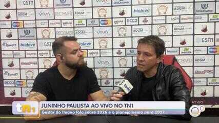 Juninho Paulista fala sobre próximos passos do Ituano