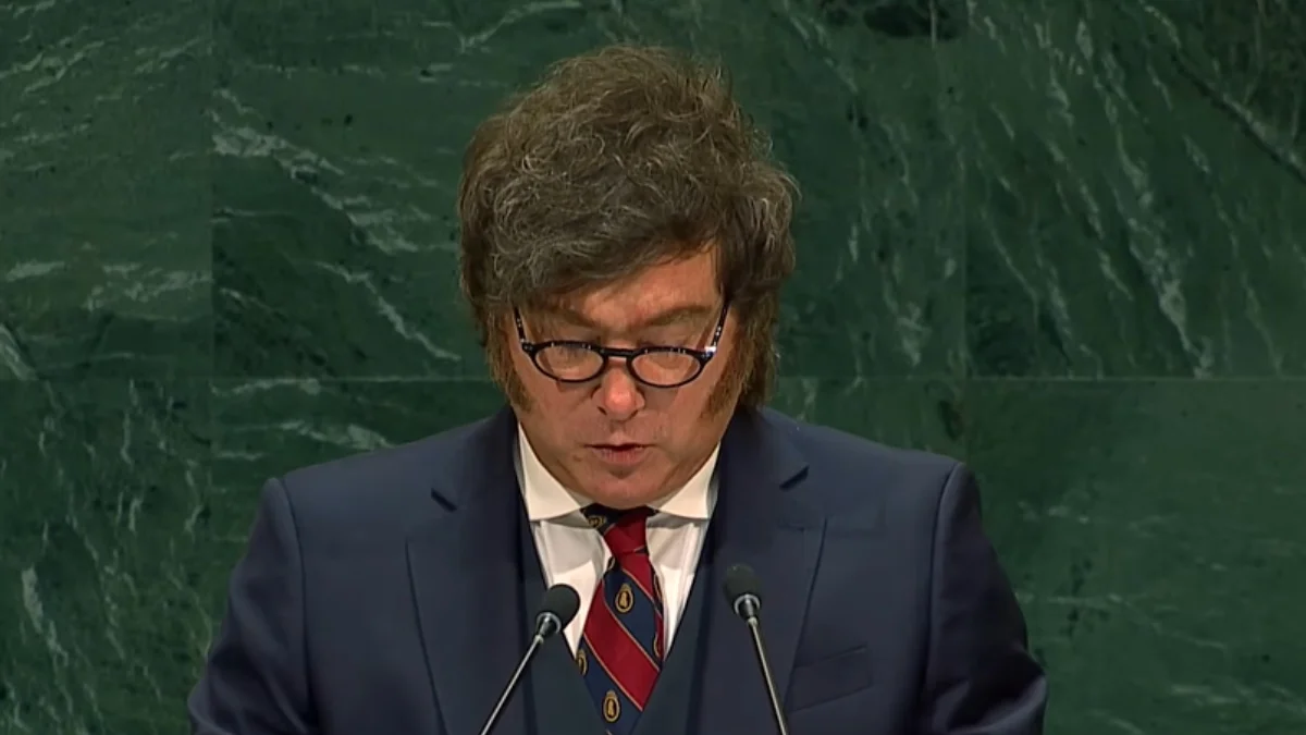 Milei trata Malvinas como "causa nacional" e critica a ONU em discurso