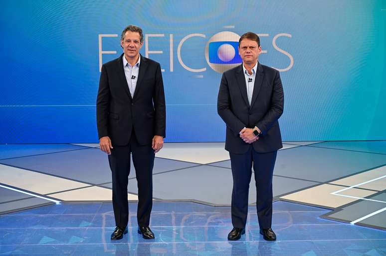 Tarcísio e Haddad participam do debate da Globo; acompanhe ao vivo