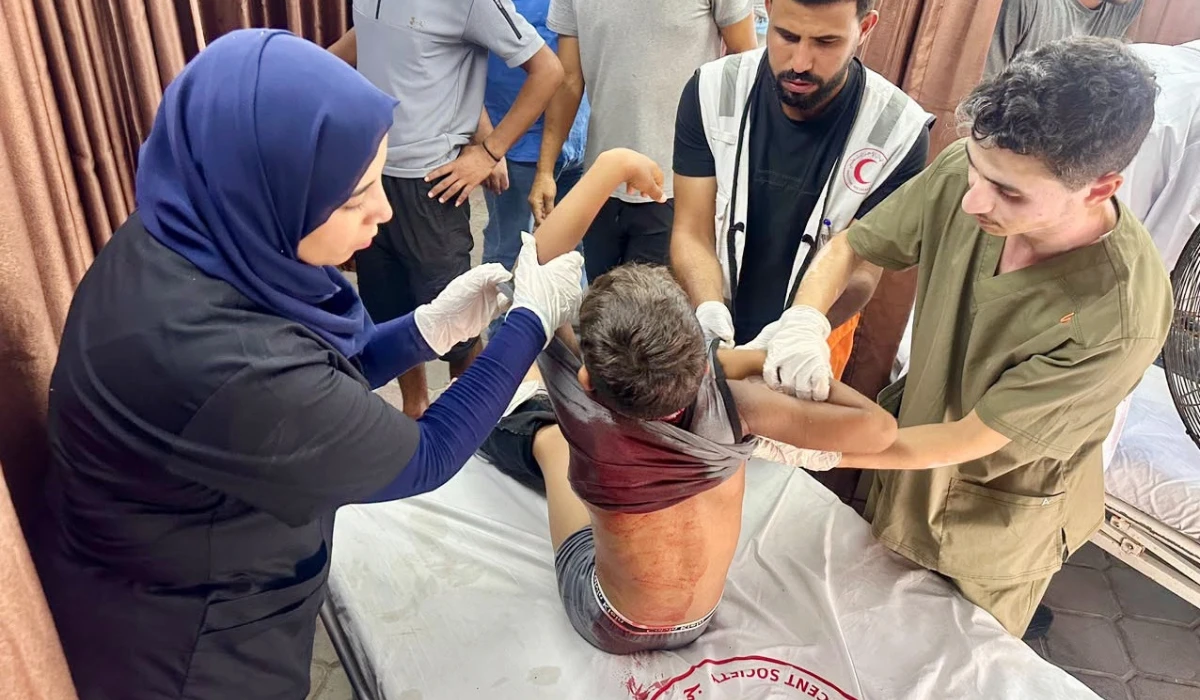 9 Palestinians injured in Israeli drone strike in southern Gaza