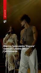Marina Sena canta ‘Doçura’ com Luis Lozano, do Çantamarta