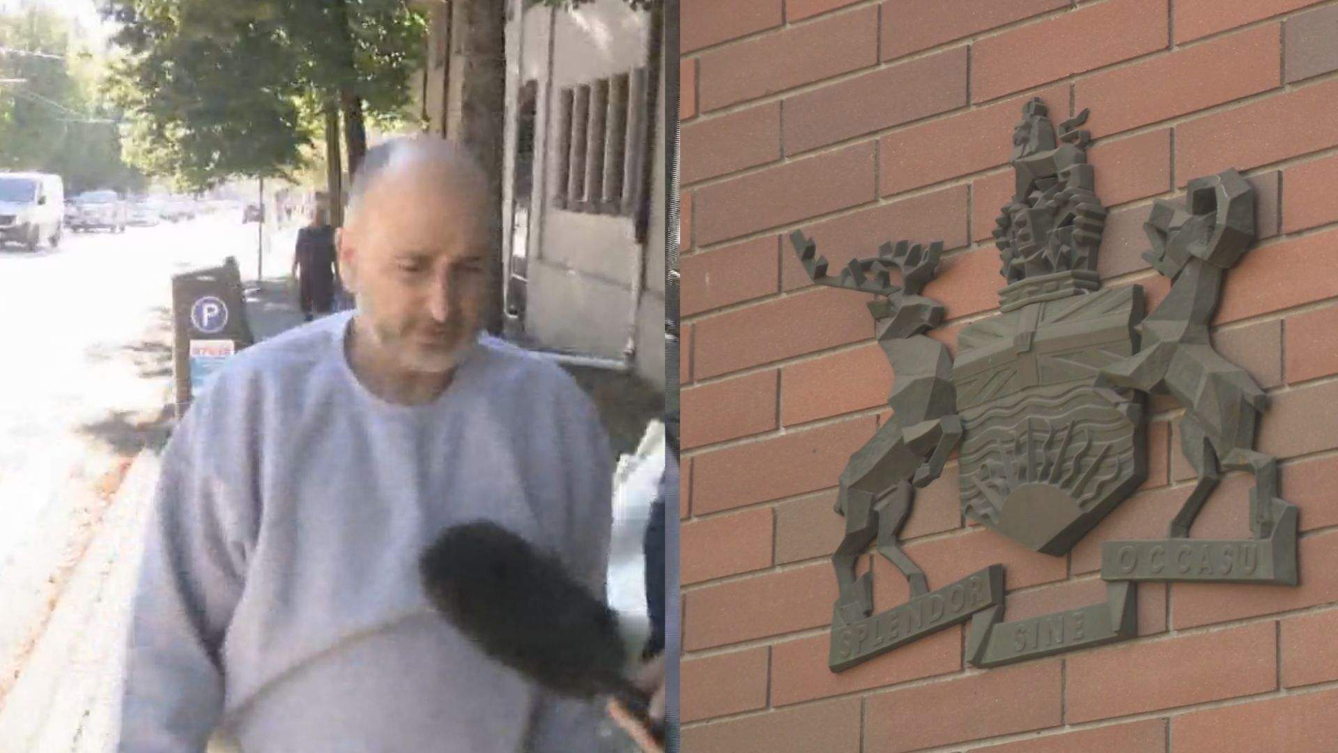 Victor Atkinson is pictured leaving court.