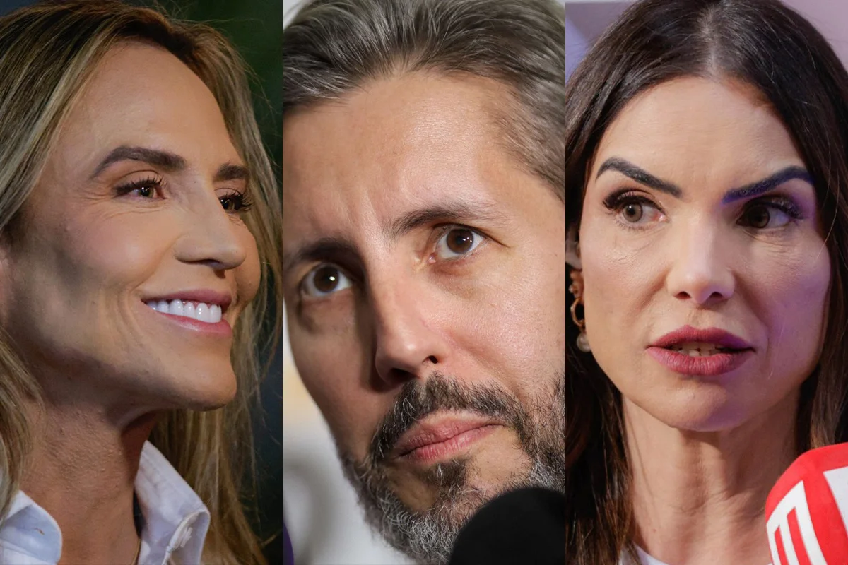 Celina Leão, Leandro Grass e Paula Belmonte - Metrópoles