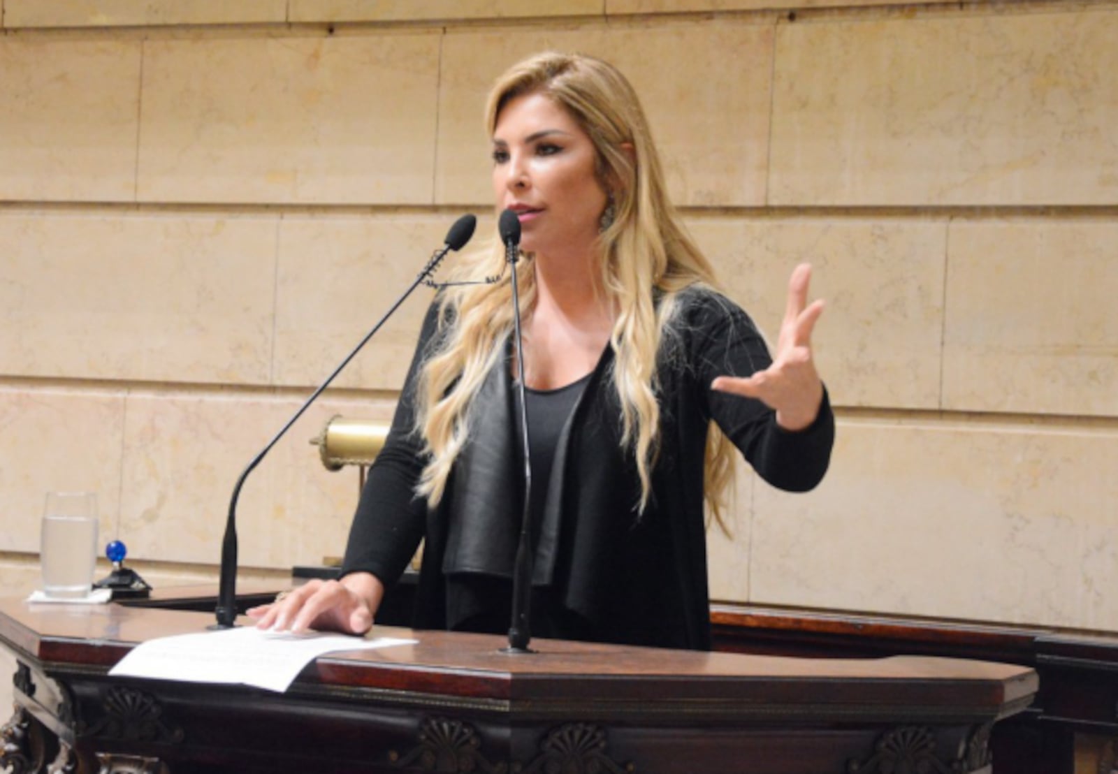 Ex-vereadora Verônica Costa é considerada foragida da Justiça Reprodução/Câmara Municipal Rio