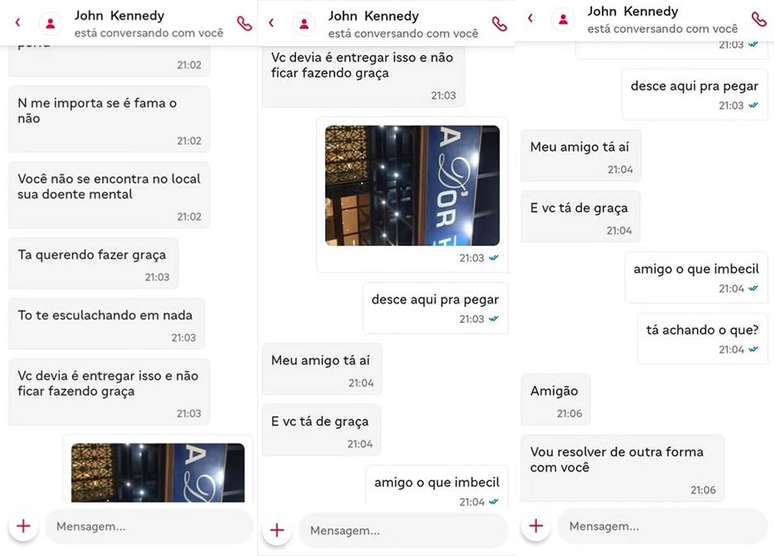John Kennedy, do Fluminense, é acusado de ameaça por entregadora