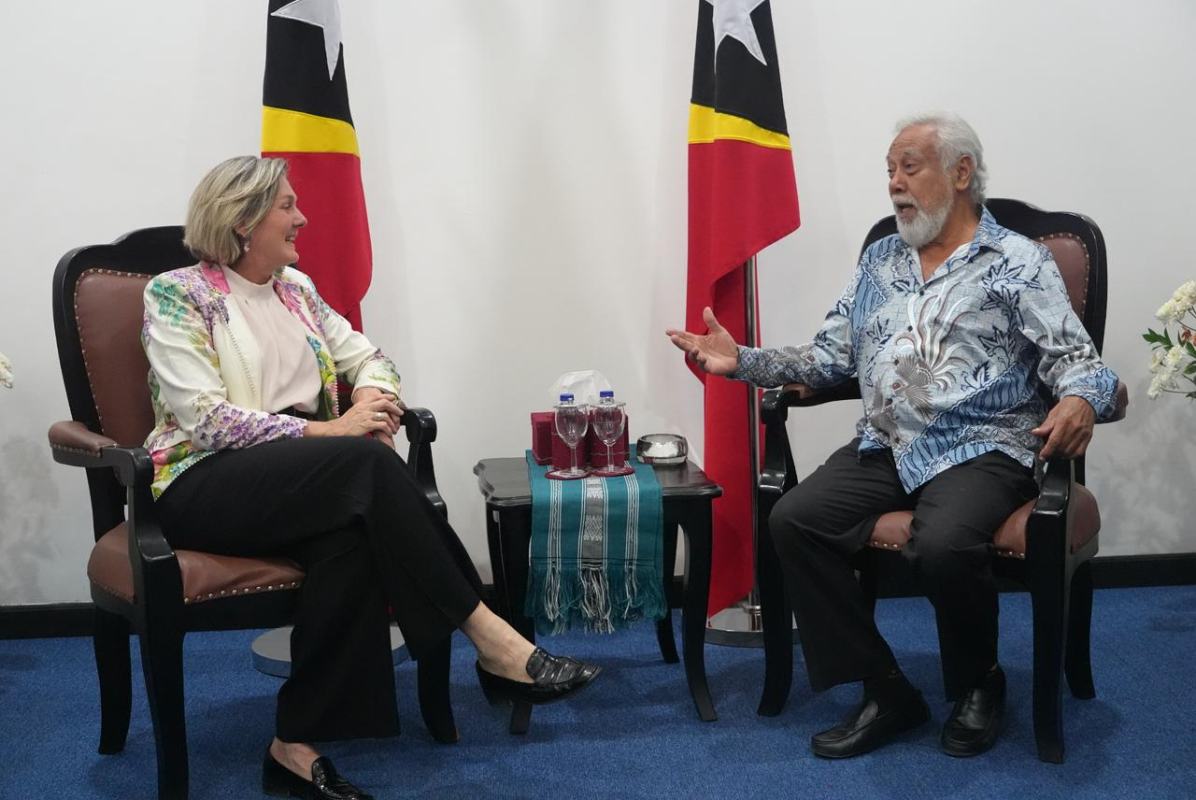 Katrina Cooper atualiza progresso finalizaun dokumentu Greater Sunrise ba PM Xanana