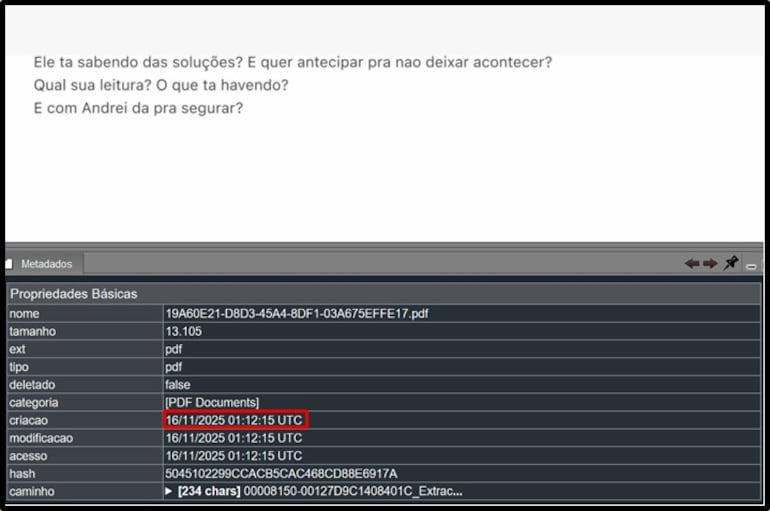 Em mensagem que teria sido enviada a Moraes, Vorcaro cita diretor-geral da PF