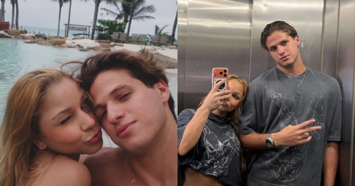 Flávia Saraiva celebra 27 anos com declaração de amor do goleiro Felipe Carneiro