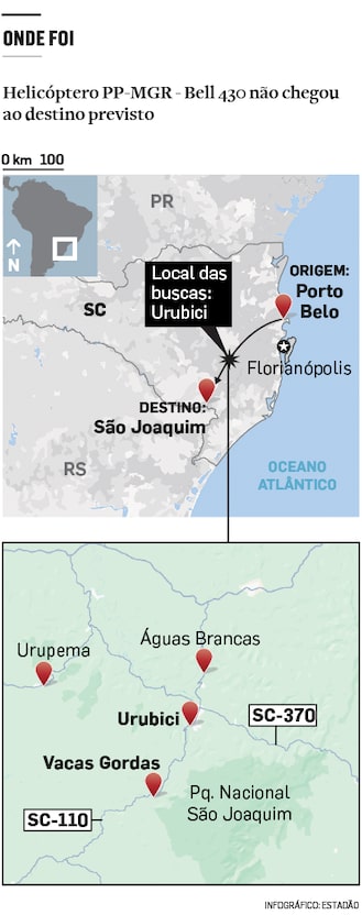 Helicóptero com Rick é achado em SC; cantor e empresário ligado a Neymar morrem