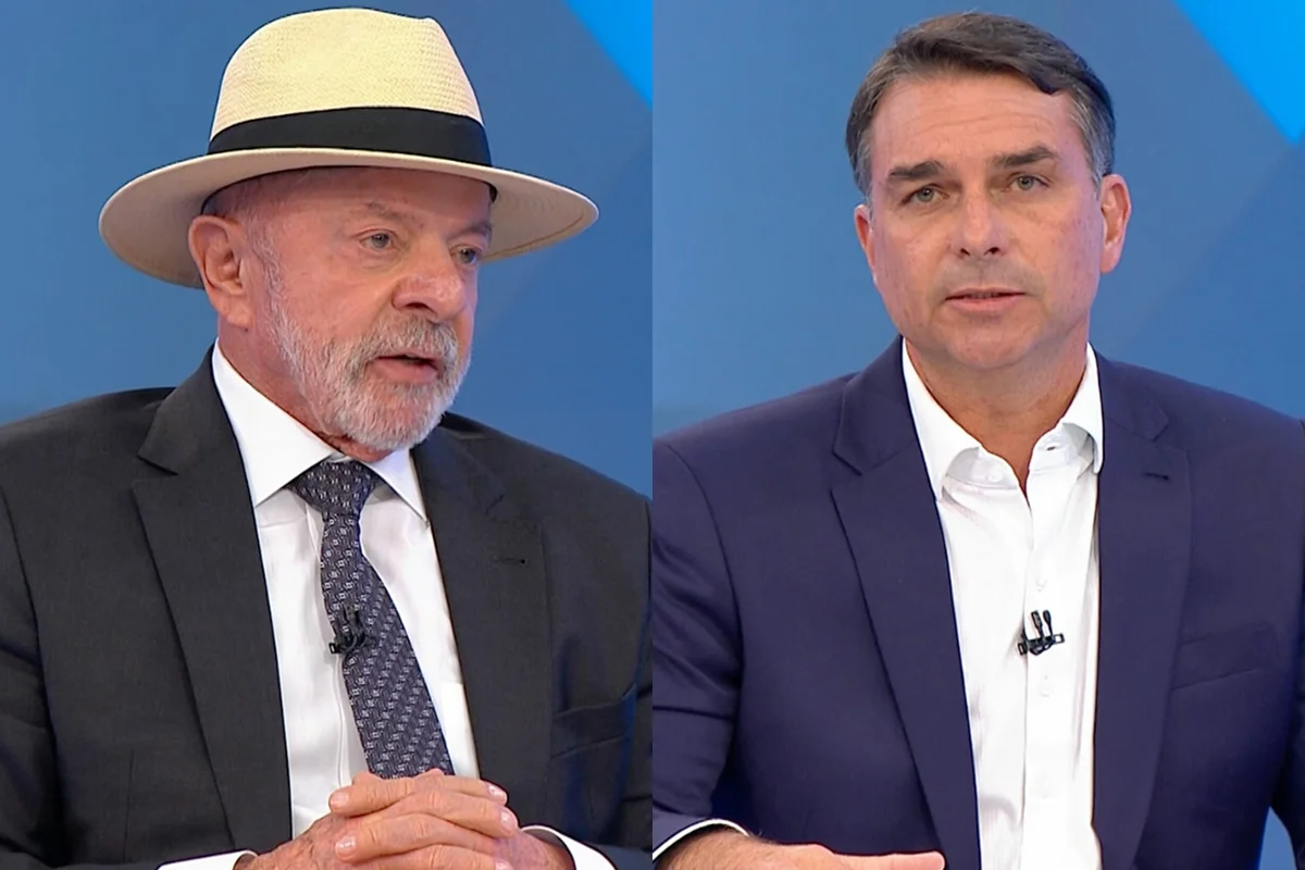 AtlasIntel: Lula tem 44,1% no 1º turno e Flávio Bolsonaro encosta com 41,7%