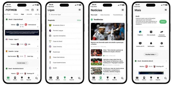 Brasileirão 2026: 8 apps para acompanhar tabela, jogos e seu time