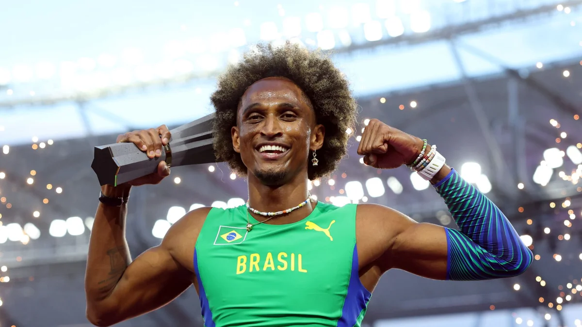 Alison dos Santos é campeão nos 400m do Mundial de Atletismo Ultimate