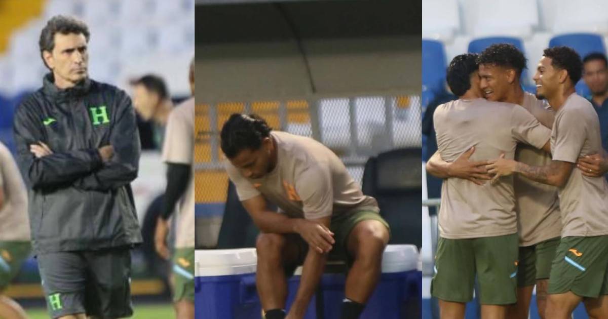Honduras com visita especial e a triste foto de Edwin no último treino