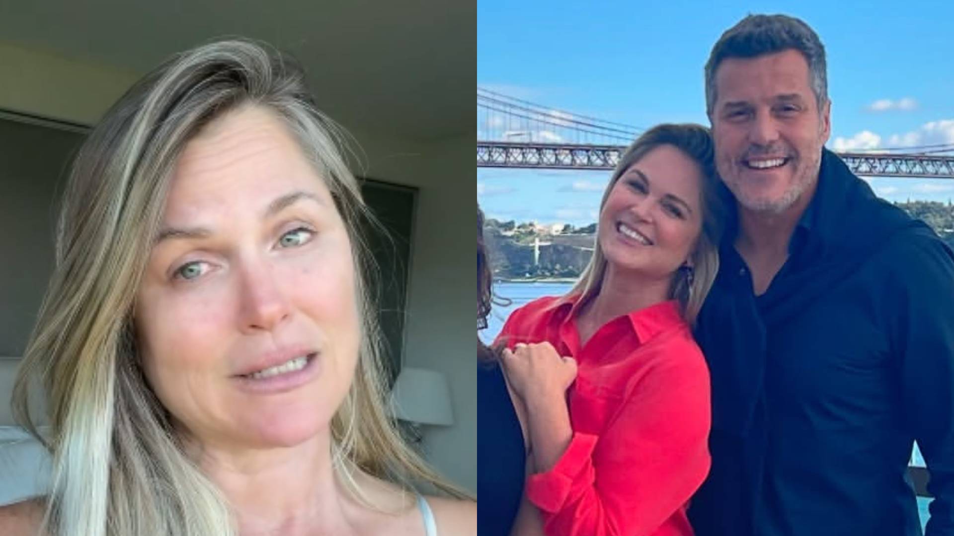 Emocionada, Susana Werner comenta boatos de separação após mudança repentina: ‘Motivo sério’