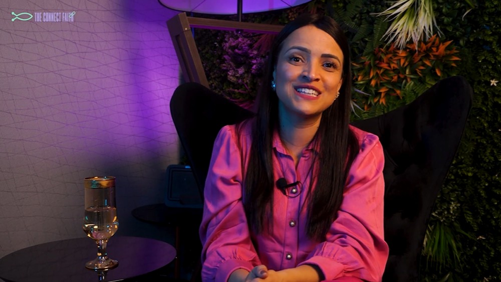 Karina da Gama, dona da produtora do filme Dark Horse, sobre a vida do ex-presidente Jair Bolsonaro — Foto: Reprodução/X - Connect Faith