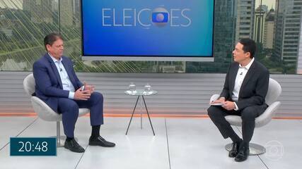 Tarcísio de Freitas (Republicanos) fala sobre Transportes em entrevista à TV Globo