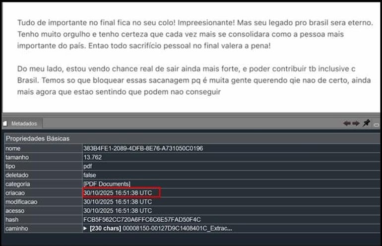 Vorcaro teria elogiado Moraes em mensagem enviada ao ministro