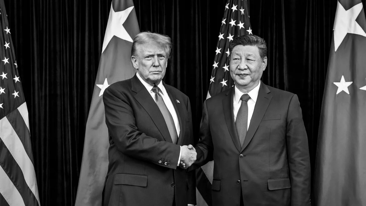 Trump e Xi Jinping em Busan