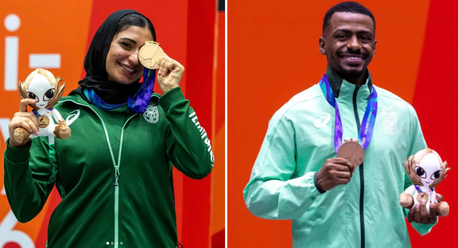 Saudi athletes Mustafa, Al-Bashir win bronze in karate at Nagoya Asian Games