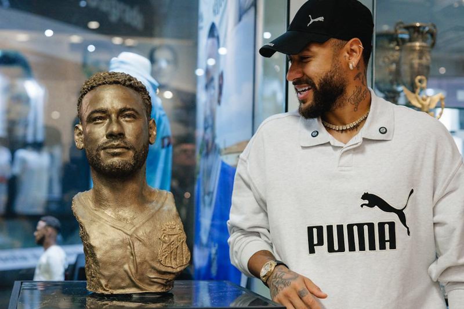 Santos avisou que Neymar não deve ir a Belo Horizonte, hoje. Mas suas palavras já tiveram efeito. Atlético vai tentar dar a resposta e mostrar que não é 'time pequeno' Raul Baretta/Santos