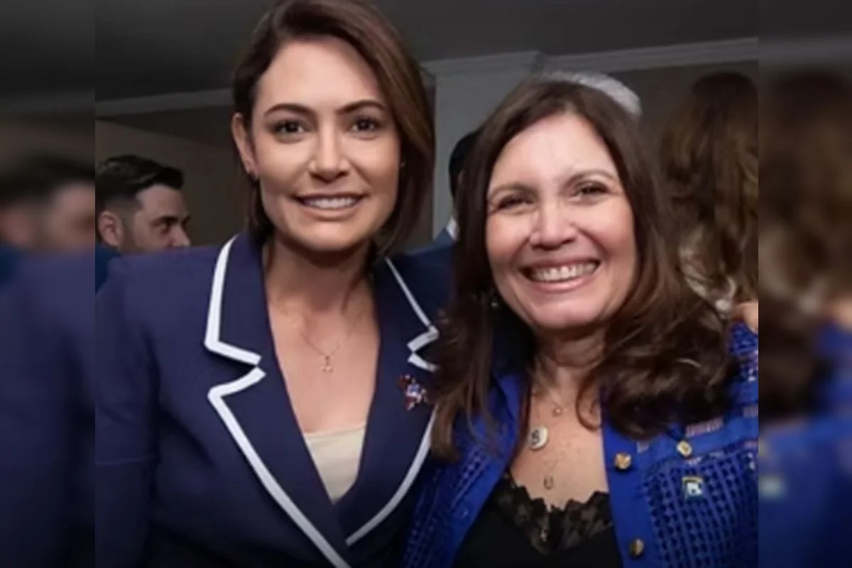 Michelle Bolsonaro e Bia Kicis