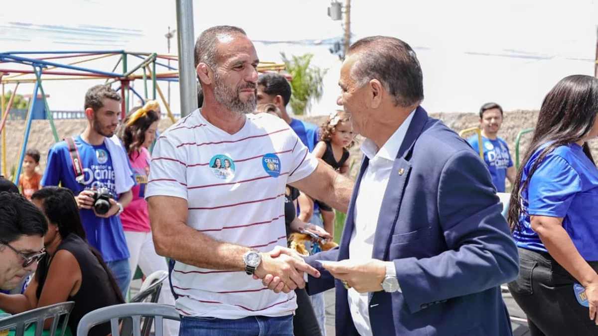 Candidato a vice de Celina cumpre agendas com marido dela neste domingo