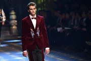 Presley Gerber para a Dolce & Gabbana, em 2017