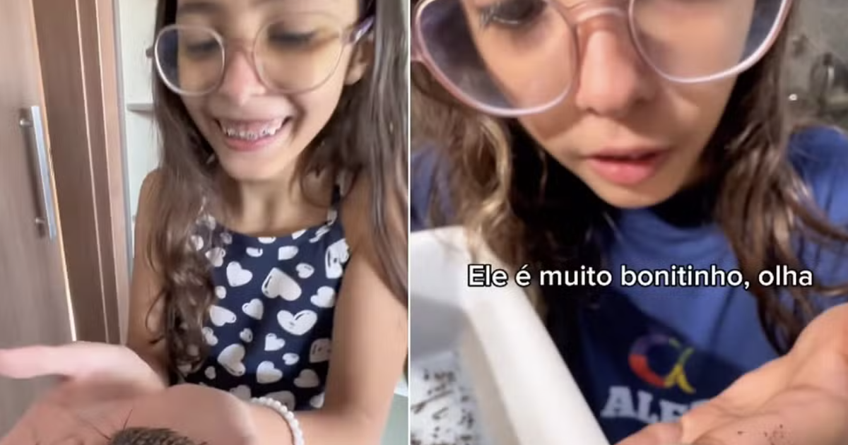 Cachorros, gatos, coelhos e hamsters? Nada disso! Menina de 9 anos surpreende na escolha dos 'pets'