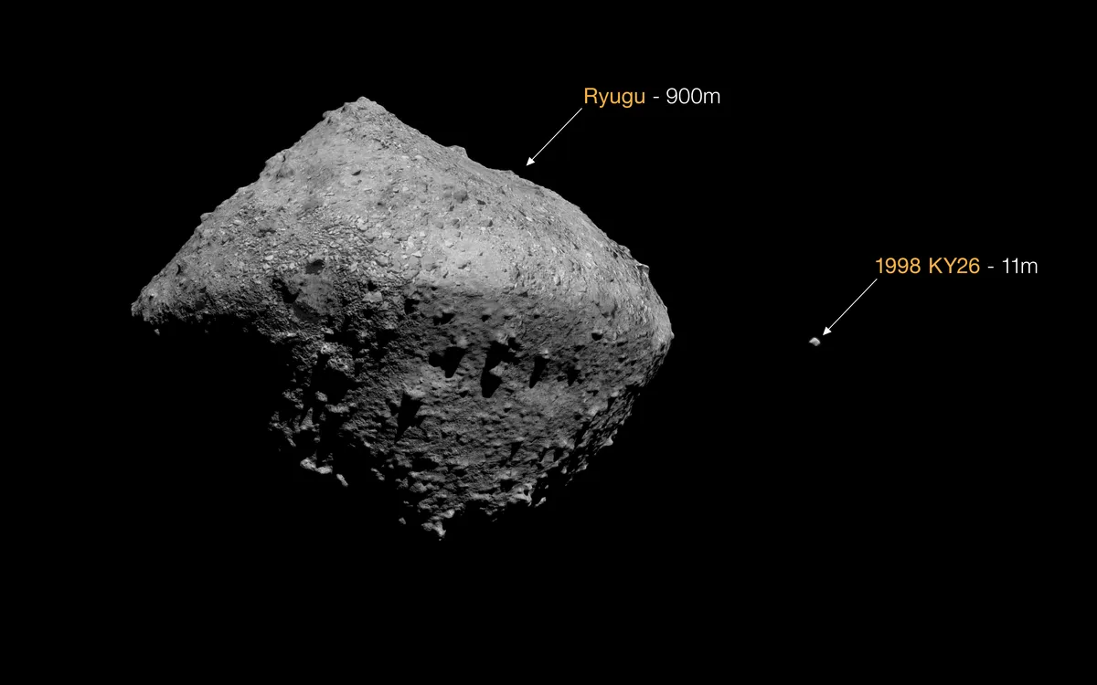 Imagem da matéria: Sonda japonesa dispara lasers contra asteroide em teste inédito
