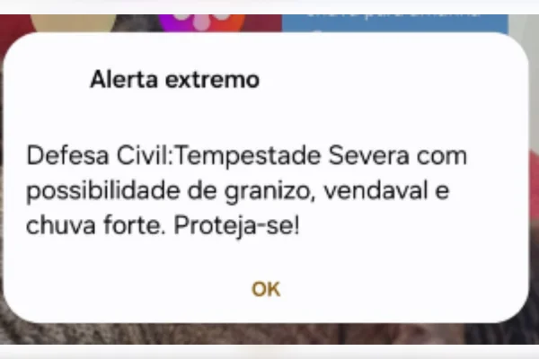 Entenda por que moradores de BH receberam múltiplos alertas de tempestade