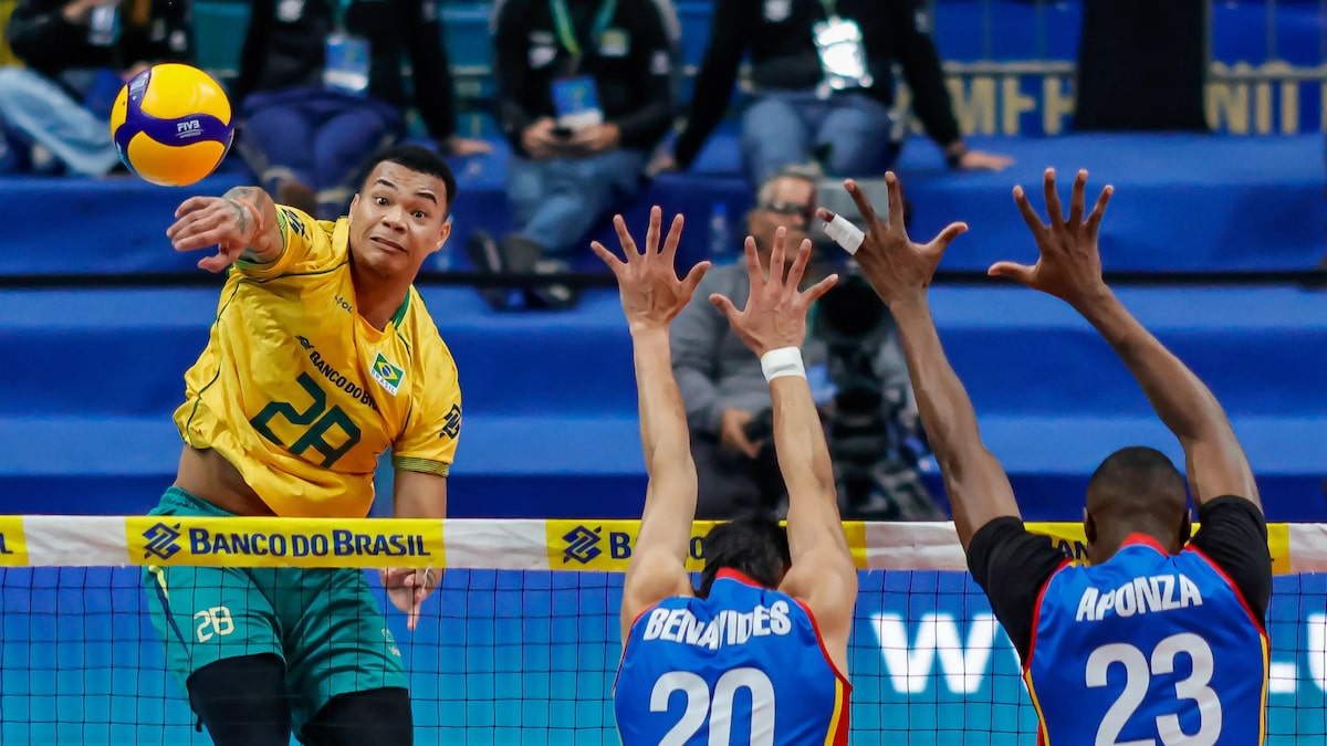 Brasil bate Colômbia e soma terceira vitória consecutiva no Sul-Americano Masculino de Vôlei