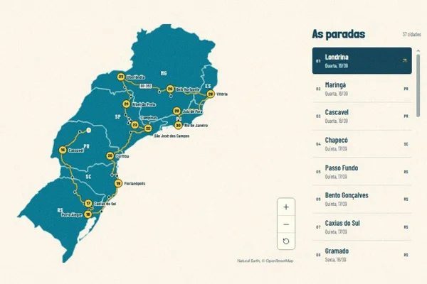 Renan Santos anuncia caravana que percorrerá 37 cidades com lives 24h - destaque galeria