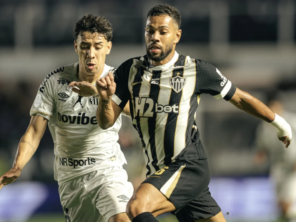 Atlético-MG e Santos estão escalados para jogo decisivo na Sul-Americana