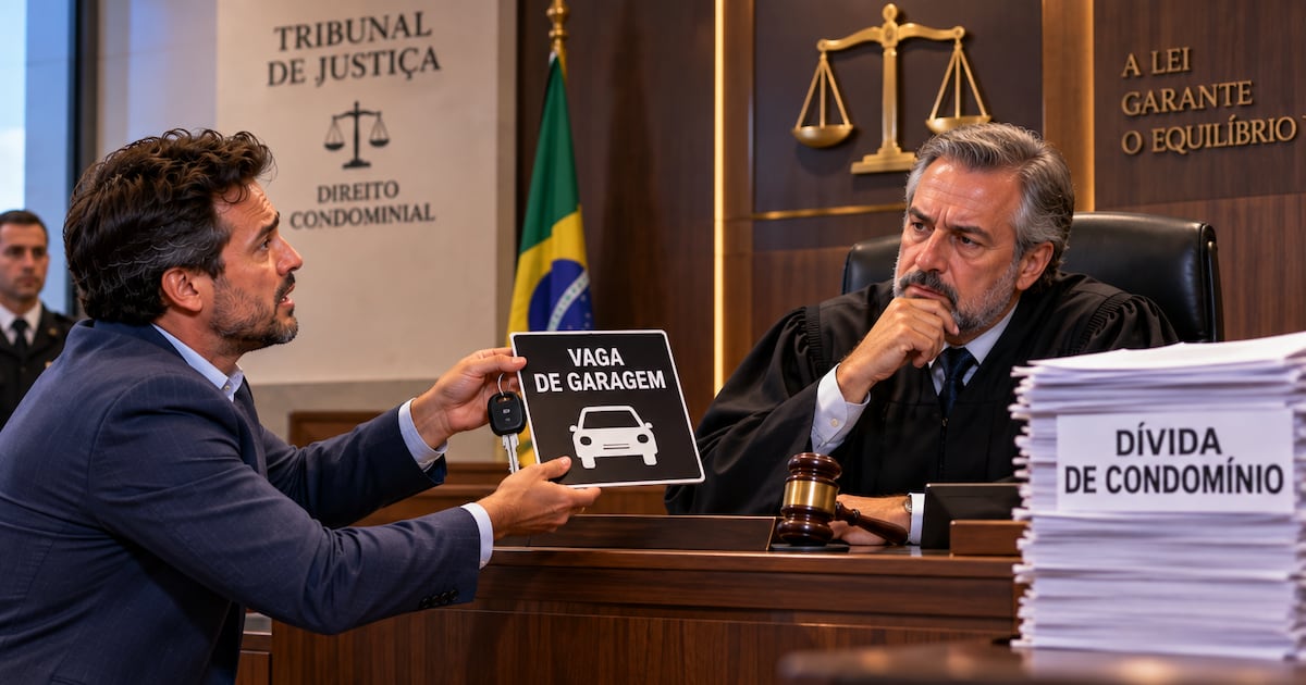 Morador quer pagar a dívida de condomínio entregando sua vaga de garagem