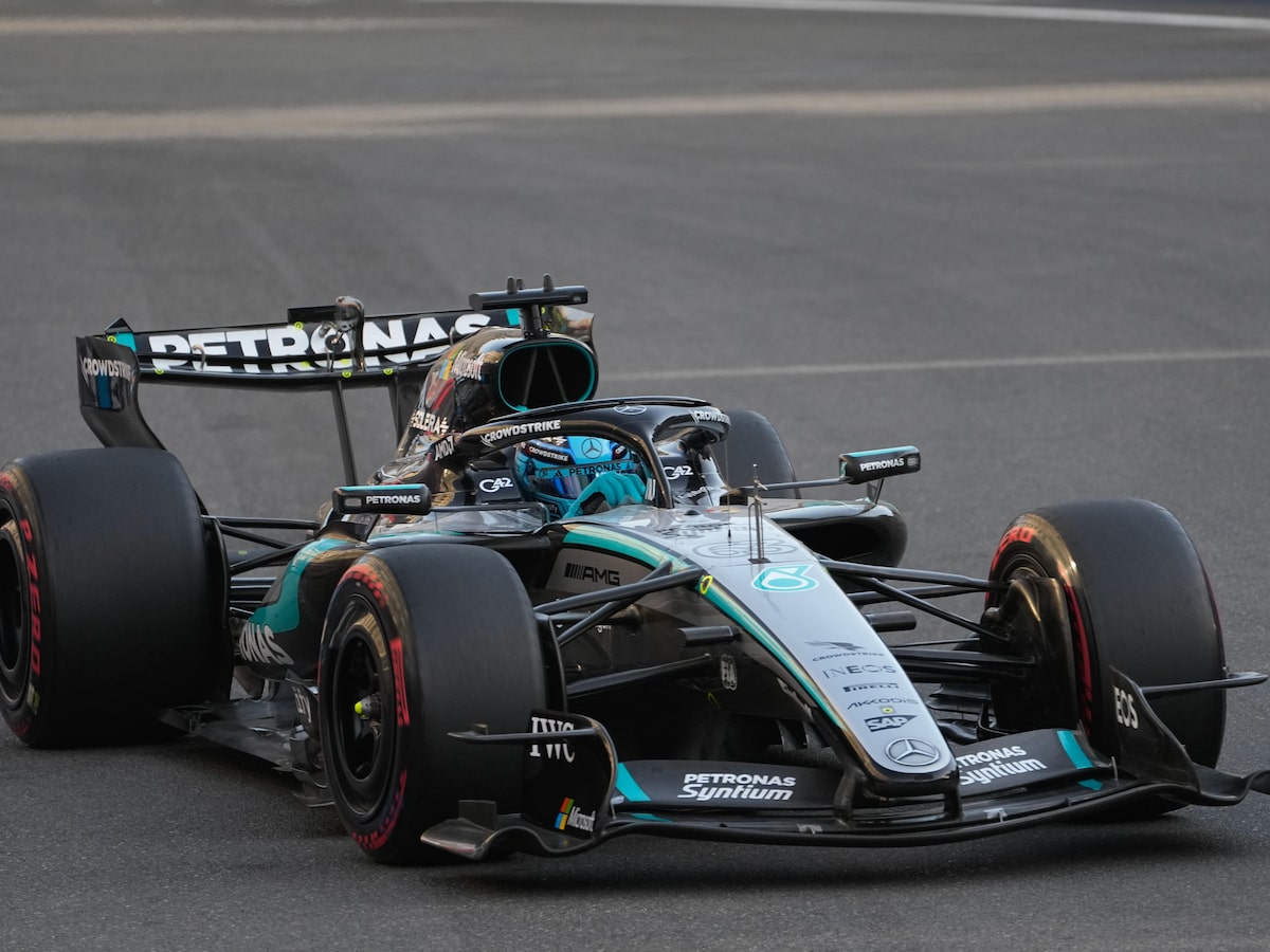 F1: Russell domina o dia de treinos livres para o GP do Azerbaijão; Bortoleto é o 14º