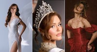 Marcella Kozinski estreia na New York Fashion Week com vestido inspirado na coroa do Miss Universe