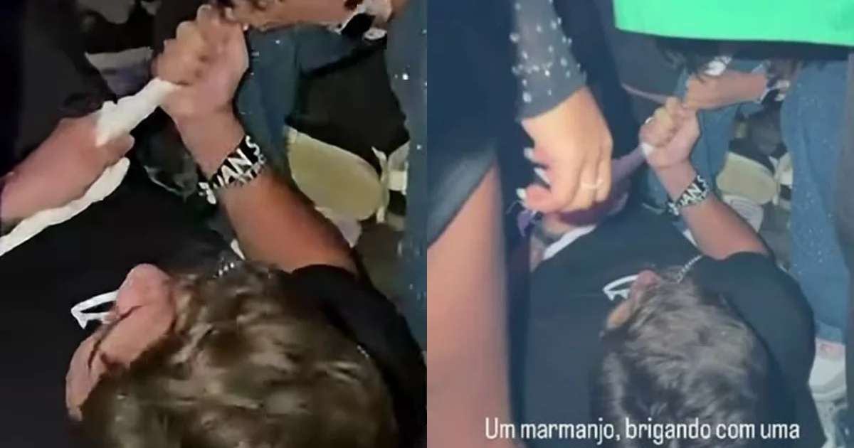 'Rapagão' briga com criança por toalha com suor de Luan Santana