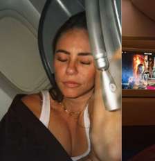Atriz enfrentou 31 horas de voo até a China Foto: Reprodução/paollaoliveirareal/Instagram