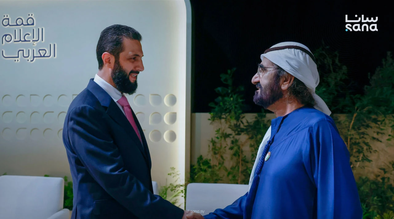 Syrian president meets UAE vice president, Dubai’s crown prince