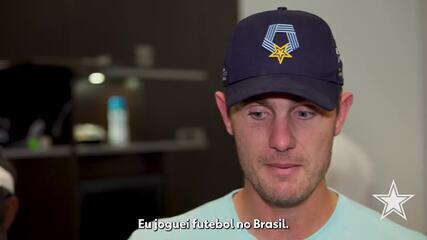 Kicker do Cowboys relembra passagem pelo futebol do São Paulo: “Joguei no Brasil”