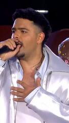 Pedro Sampaio se emociona no final de seu show no Palco Mundo