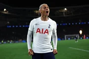 Richarlison com a camisa do Tottenham