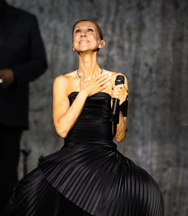 Céline Dion performs on the opening night of her residency at at the Plenitude Arena on 12 September, 2026 in Nanterre, France. (Photo by Samir Hussein/WireImage)