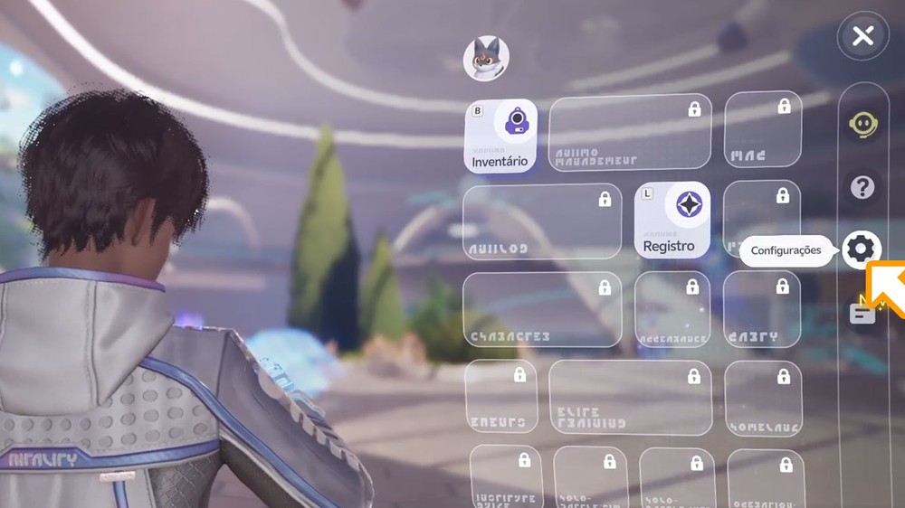 Após terminar o tutorial de Aniimo acesse as Configurações no menu do jogo — Foto: Reprodução/Rafael Monteiro