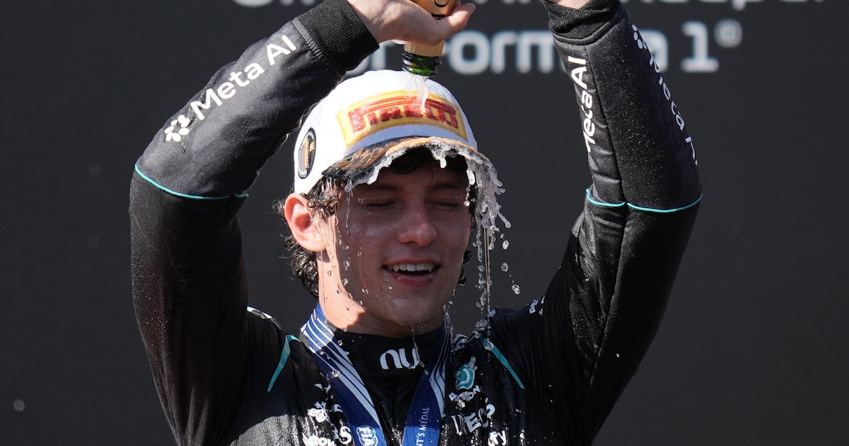 F1: Antonelli ganha a terceira corrida consecutiva e vence o GP da Espanha; Bortoleto é o 13º