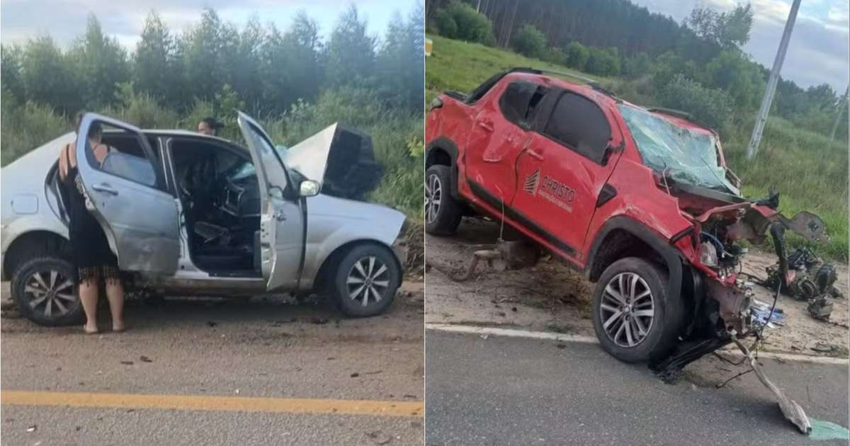 Quatro pessoas morrem em acidente envolvendo quatro veículos no interior da Bahia