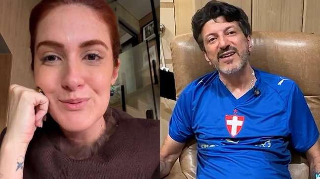 Esposa de Lito Sousa explica magreza e expressão de doente: 'Não é Mounjaro, é estresse'